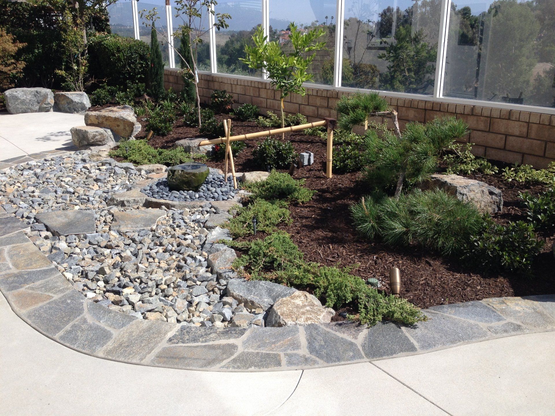 Oriental Garden, Landscape by Hiro, Inc. in Huntington Beach, CA