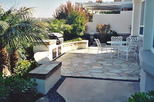 Complete Back Yard Landscape, Landscaping by Hiro, Inc. in Huntington Beach, CA