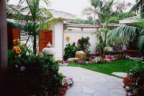 Complete Back Yard Landscape, Landscaping by Hiro, Inc. in Huntington Beach, CA