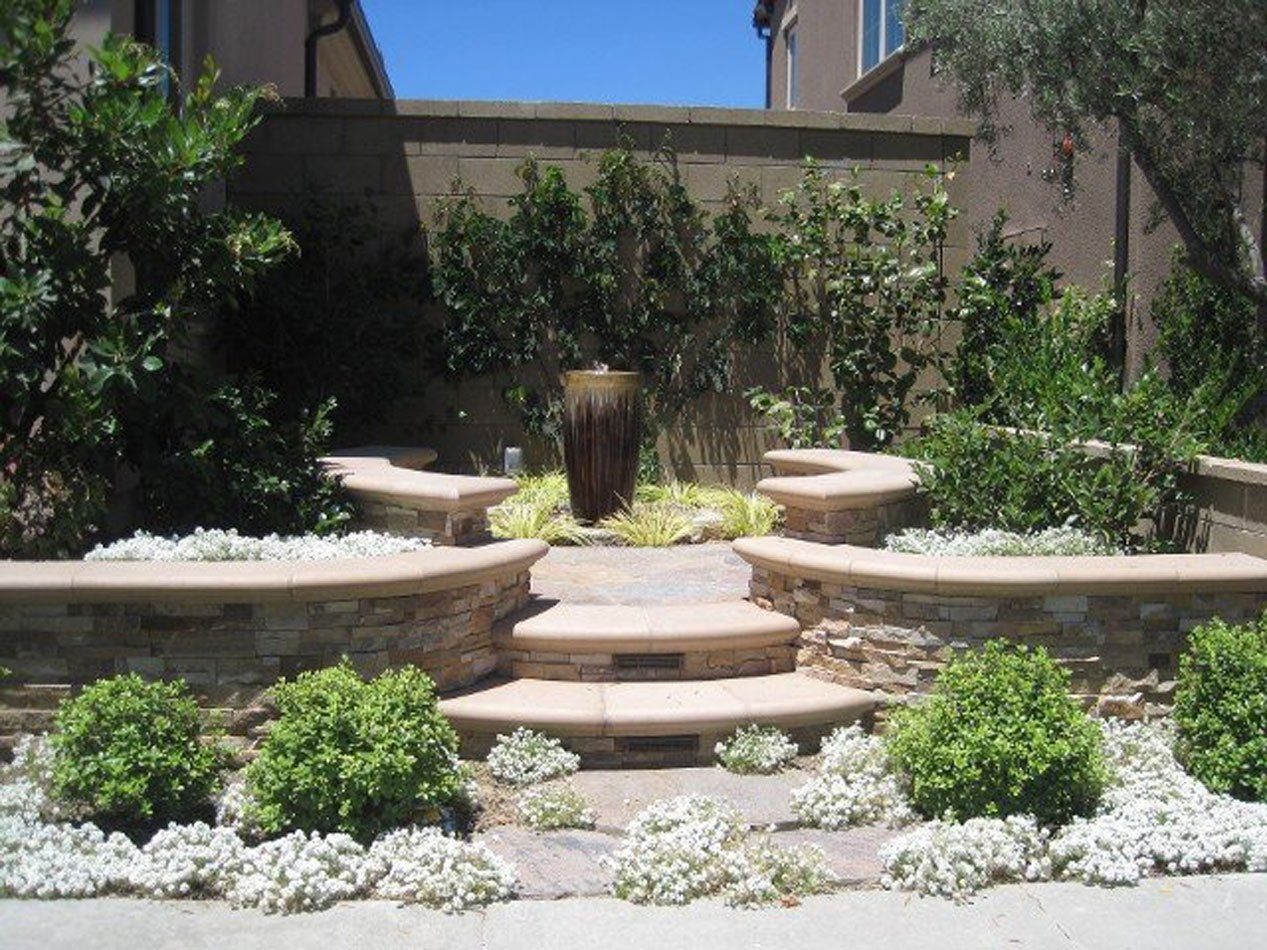 Complete Back Yard Landscape, Landscaping by Hiro, Inc. in Huntington Beach, CA