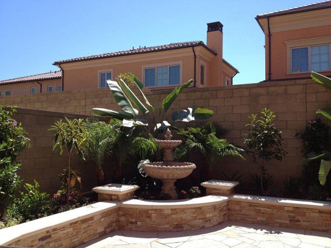 Complete Back Yard Landscape, Landscaping by Hiro, Inc. in Huntington Beach, CA