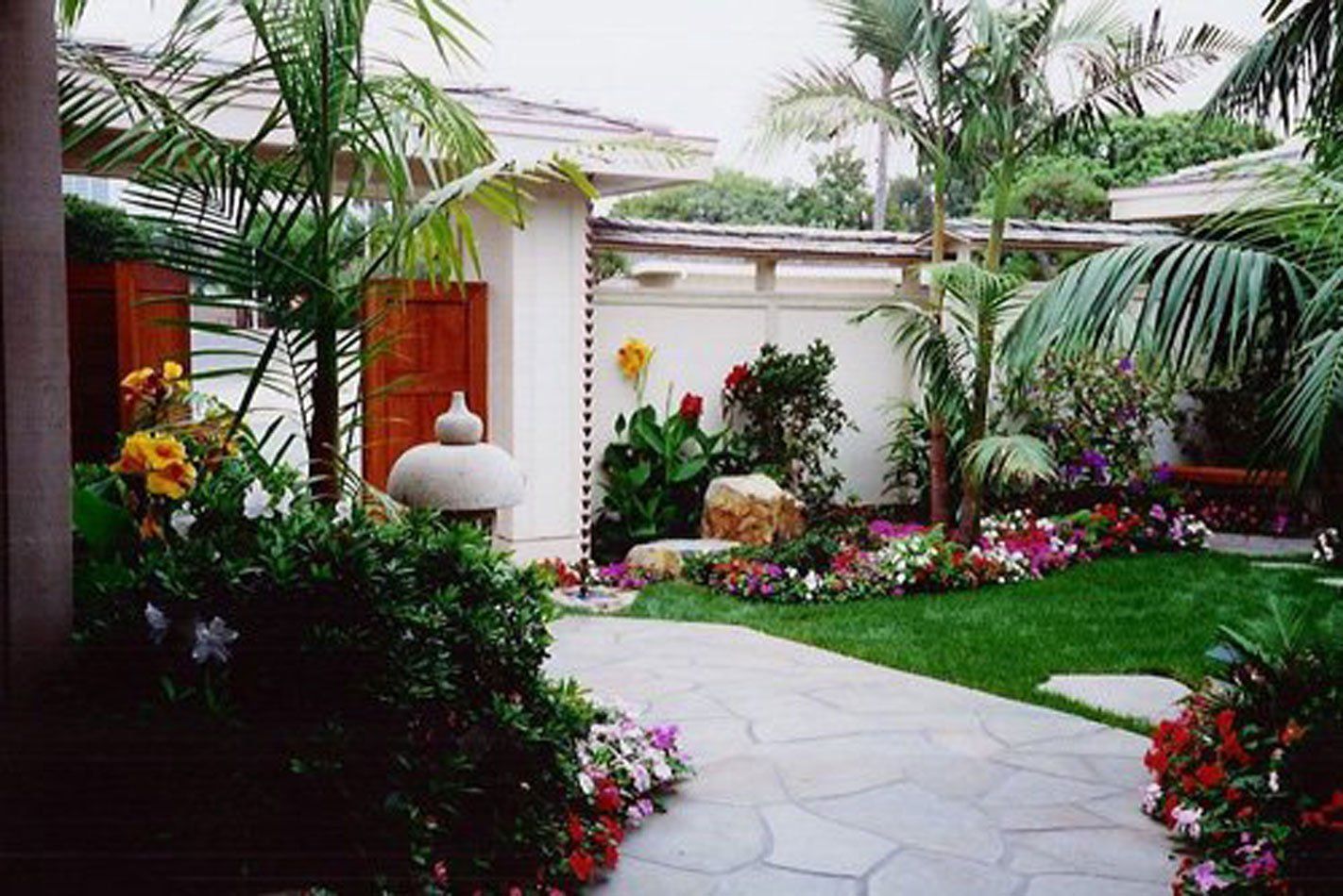 Complete Back Yard Landscape, Landscaping by Hiro, Inc. in Huntington Beach, CA