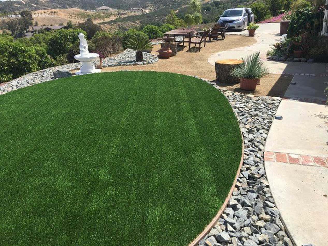 Complete Front Yard Landscape, Landscaping by Hiro, Inc. in Huntington Beach, CA