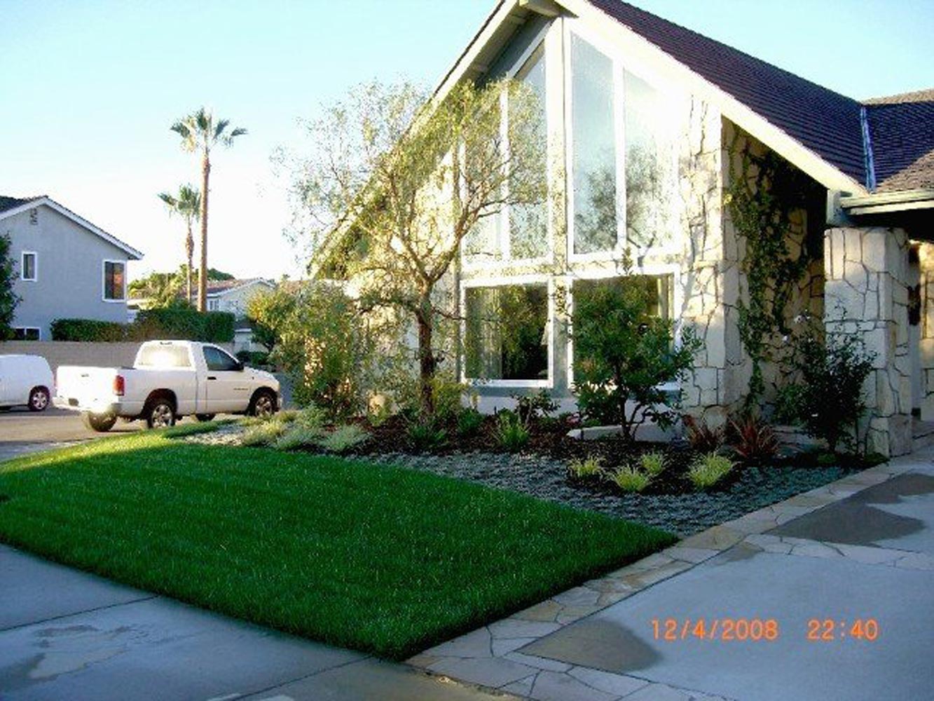 Complete Front Yard Landscape, Landscaping by Hiro, Inc. in Huntington Beach, CA