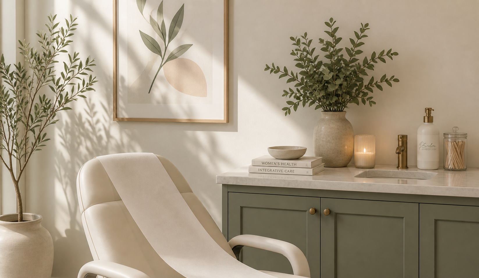 Gynecologist in Las Vegas discussing well-woman exam with patient at Evolve Gynecology