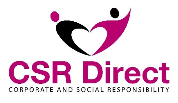 A logo for csr direct corporate and social responsibility