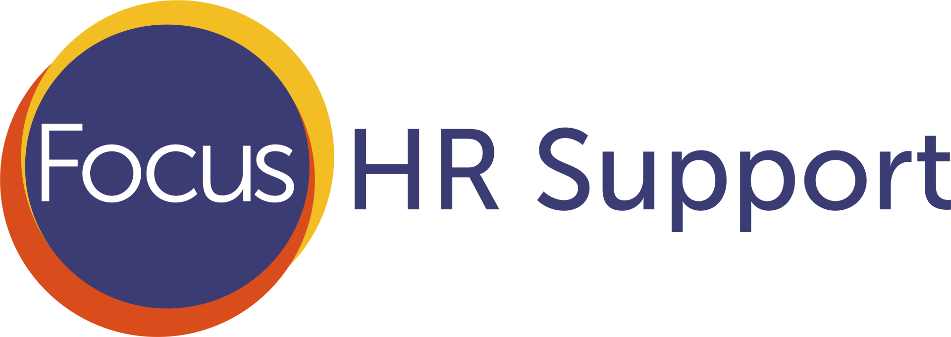 A logo for focus hr support is shown on a white background.