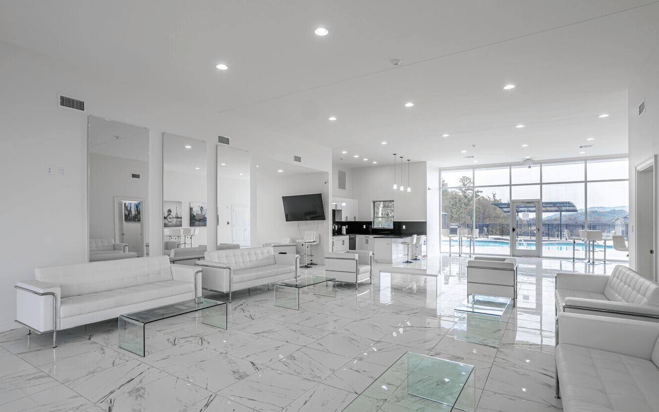 Interior of luxury apartment