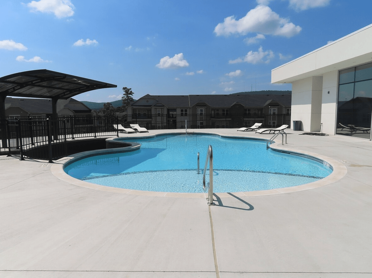 Exterior of pool area