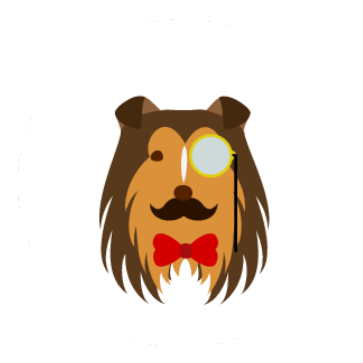 A dog wearing glasses and a bow tie A dog wearing glasses and a bow tie