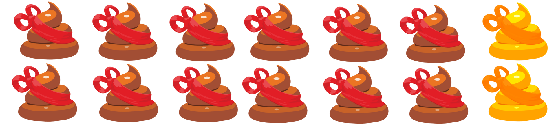 A bunch of cartoon characters sitting on top of each other on a white background. A bunch of cartoon characters sitting on top of each other on a white background.