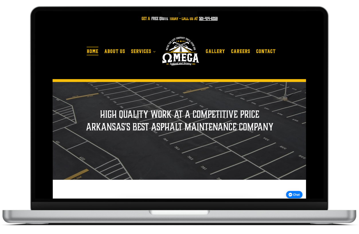 Website Design for Asphalt Company