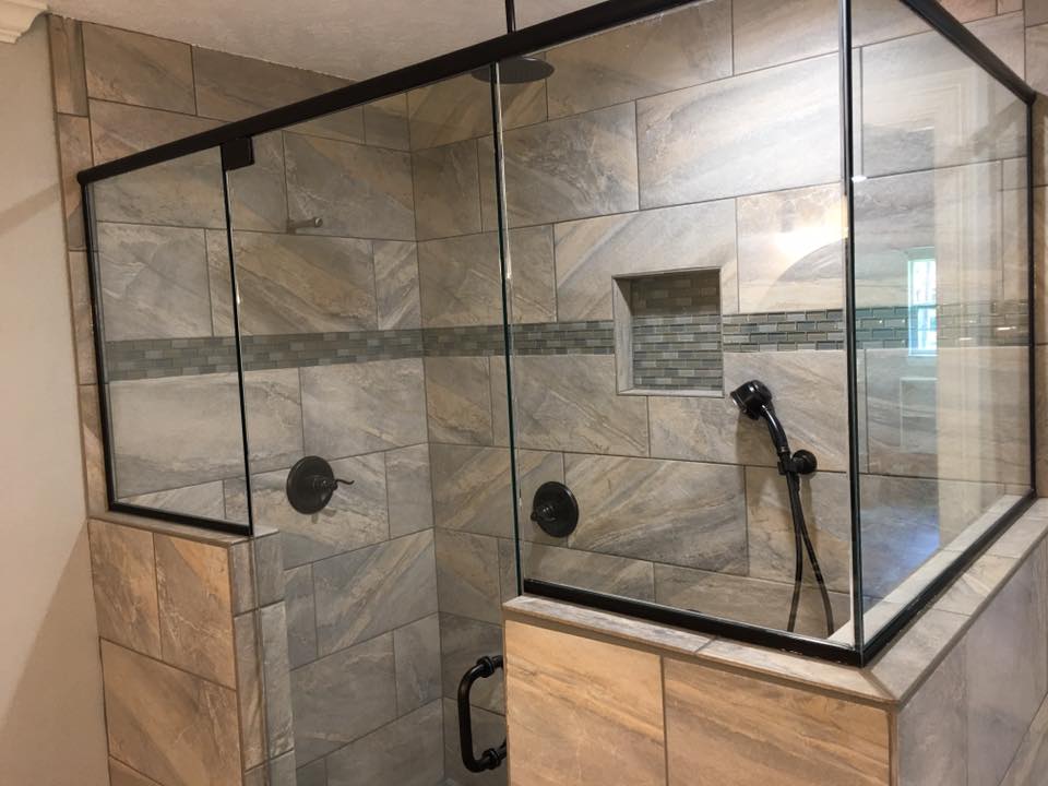 Wide Glass Shower — Groves, TX, — Alamo Glass of Port Arthur Inc