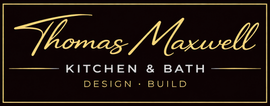 Thomas Michaels Design Remodel logo in white text on a black background.