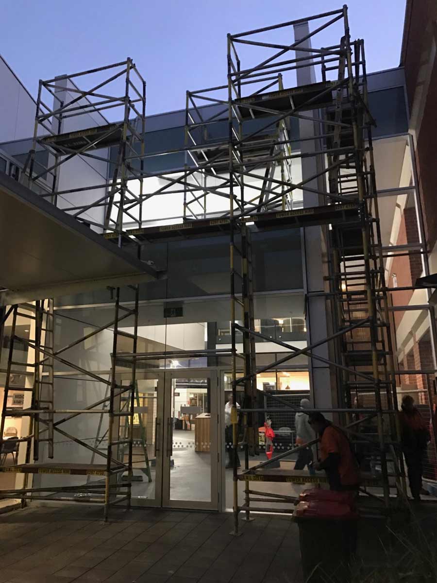 Storefront Scaffold Construction Adelaide