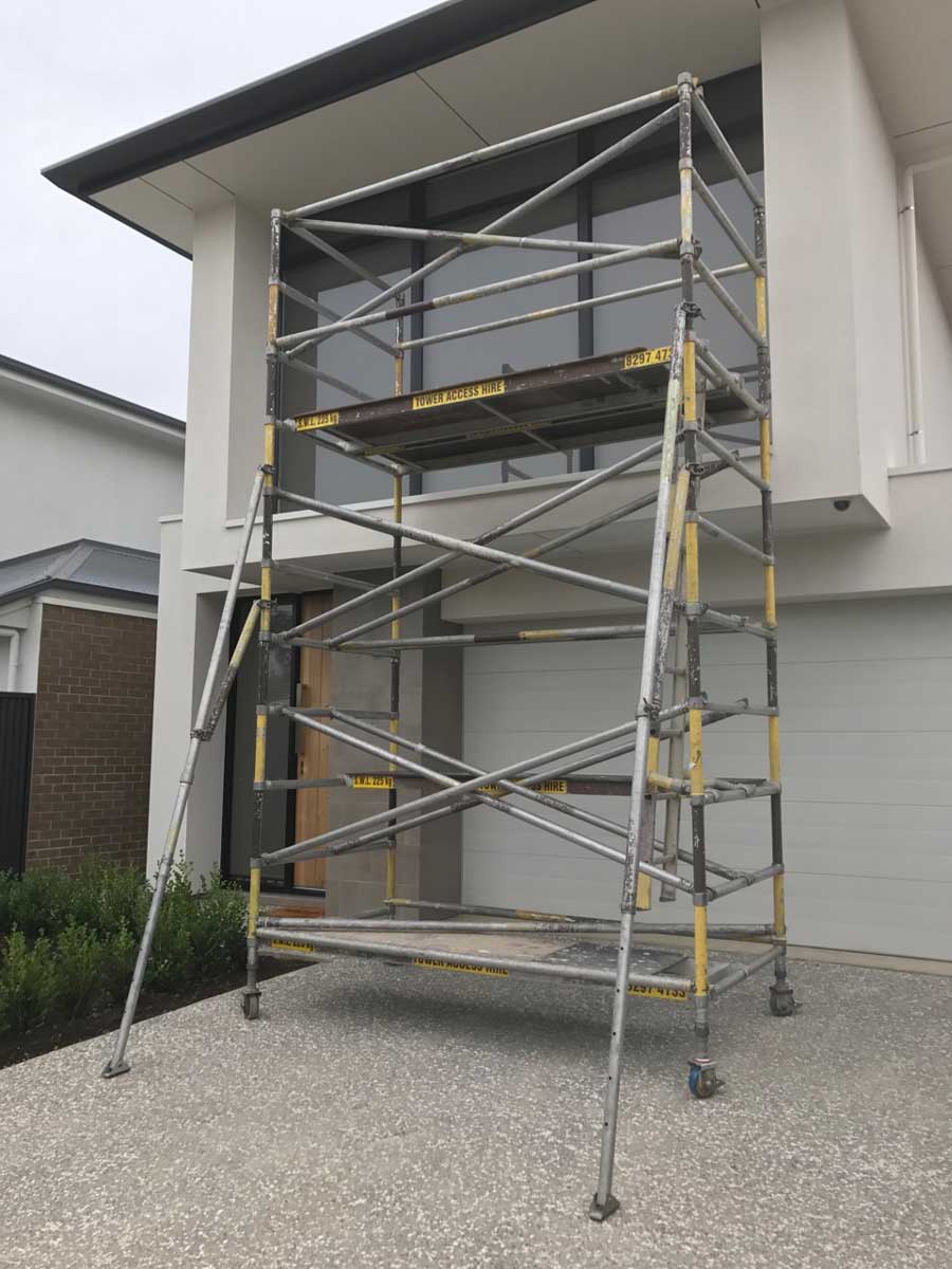 Scaffolding on Two Storey House Adelaide