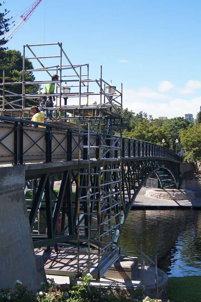 Custom Scaffolding Hire Adelaide Bridge