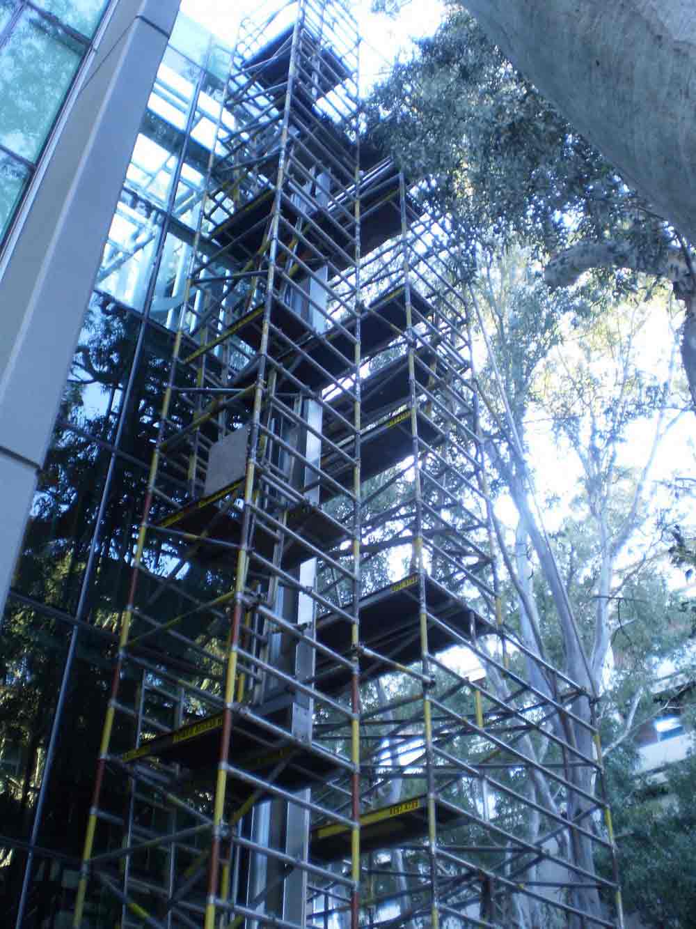 Tall Scaffolding Hire Building Adelaide