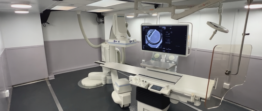 Mobile Cath Lab Trailer for Interventional Cardiology Procedures