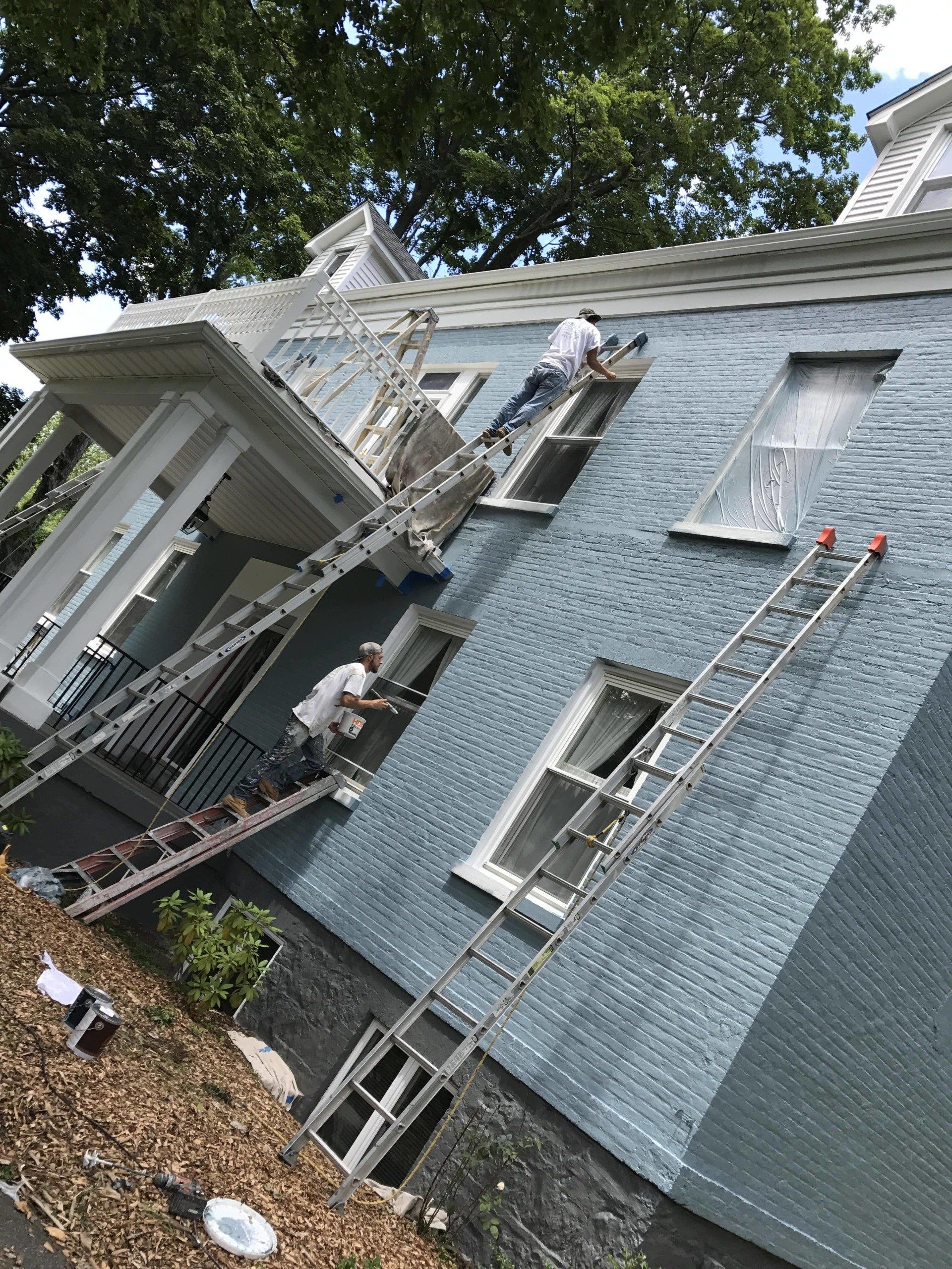 Painters painting house exterior - Exterior House Painting in Wappingers Falls, NY