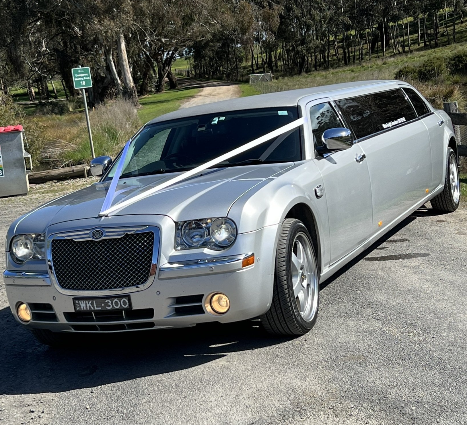 Limousine driving through rainforest — Limousine Hire in Central Coast, NSW