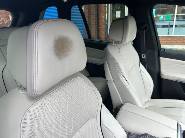Leather car seat damage…
