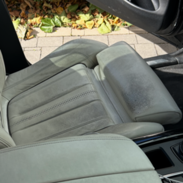 Leather car seat repair