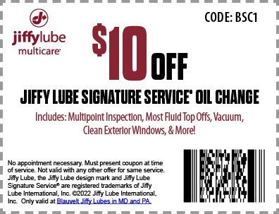 jiffy lube coupons 15% off other services