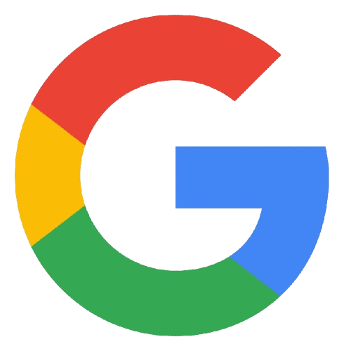 The google logo is a circle with a letter g in the middle.