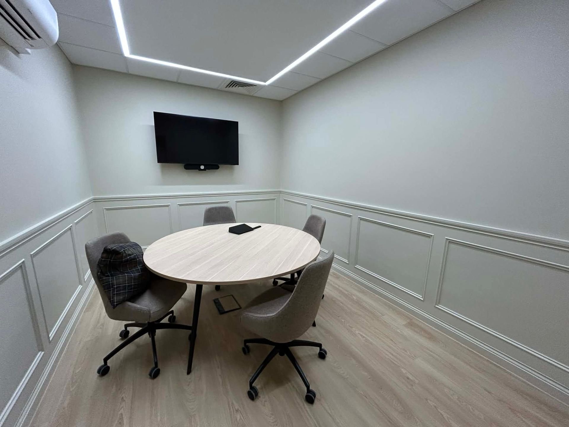 Offices at Barbour Jarrow after final sparkle clean ready for handover