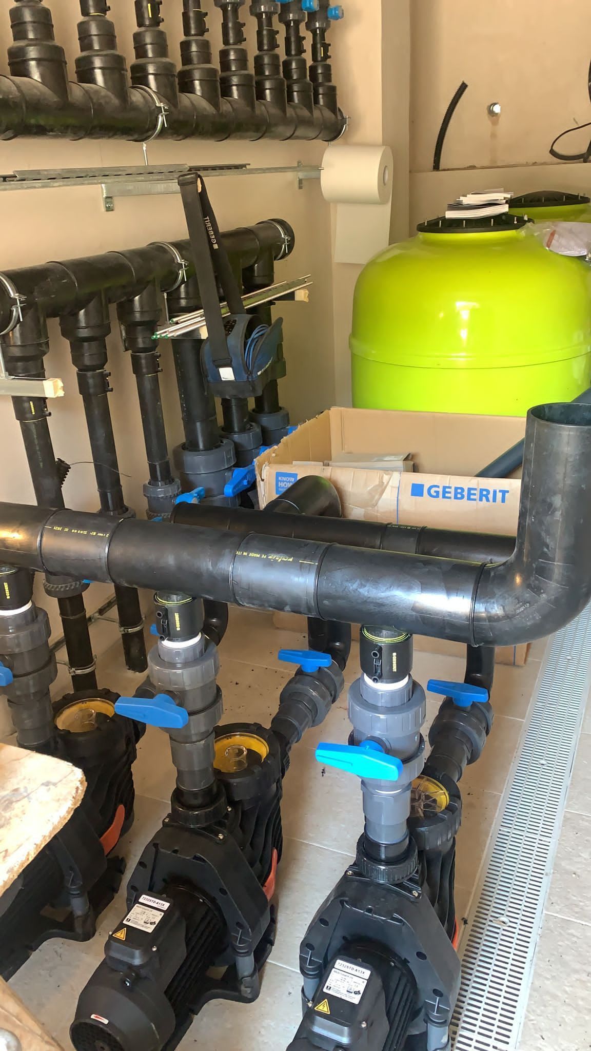 realizzazione di impianti per il trattamento e la disinfezione dell'acqua