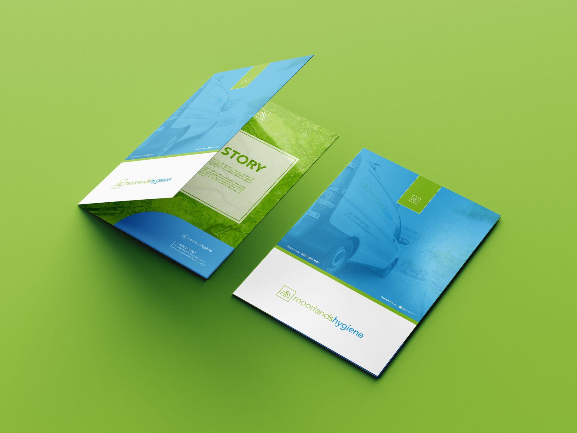 Moorlands - Presentation Folder Design & Print