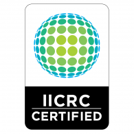 A logo that says iicrc certified on it