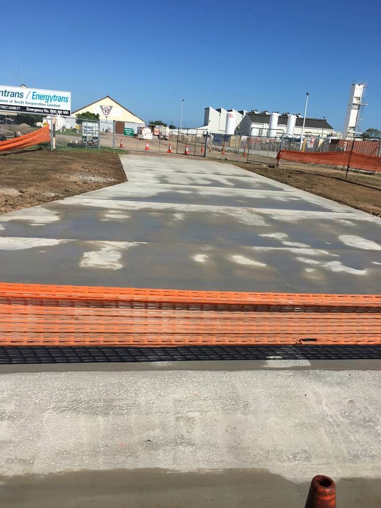 Driveway Leading to Car Parking Area — Experienced Concreter in Mount Low, QLD