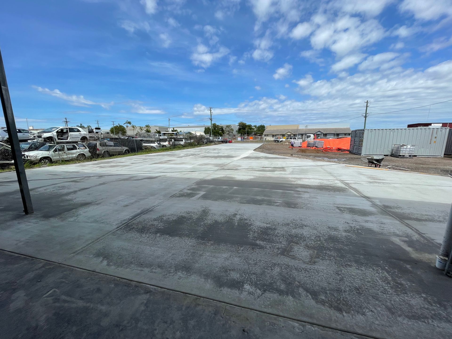 Concrete Park Underneath a Home — Experienced Concreter in Mount Low, QLD