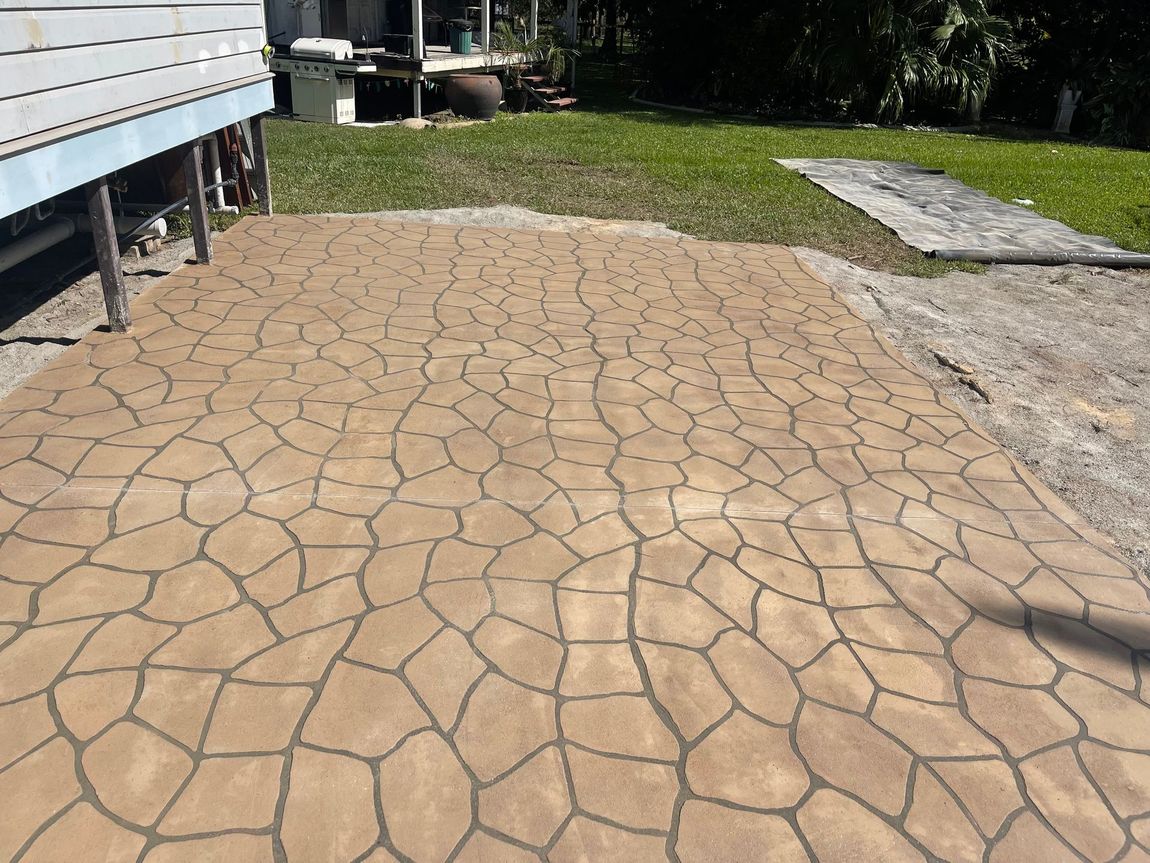Tiling Outside House — Experienced Concreter in Mount Low, QLD