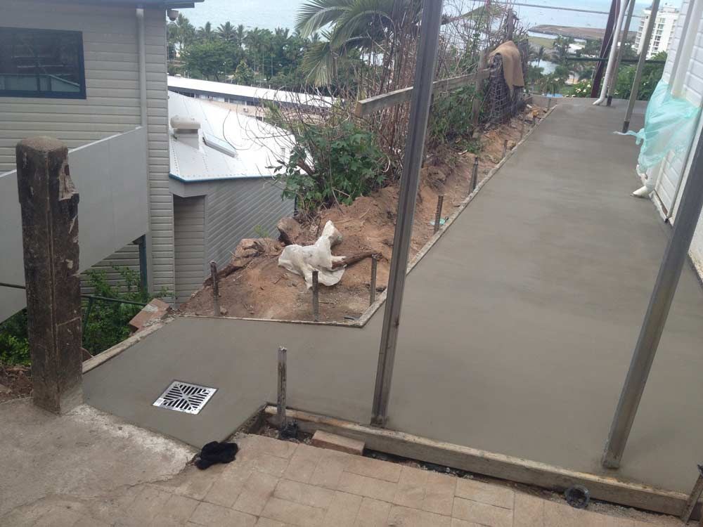 Pathwalk Around the House — Experienced Concreter in Mount Low, QLD