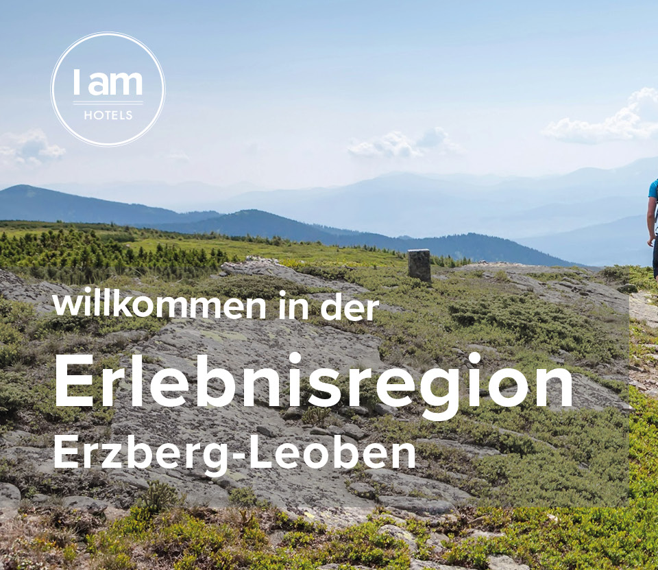 Werbebild für die Erlebnisregion Erzberg-Leoben