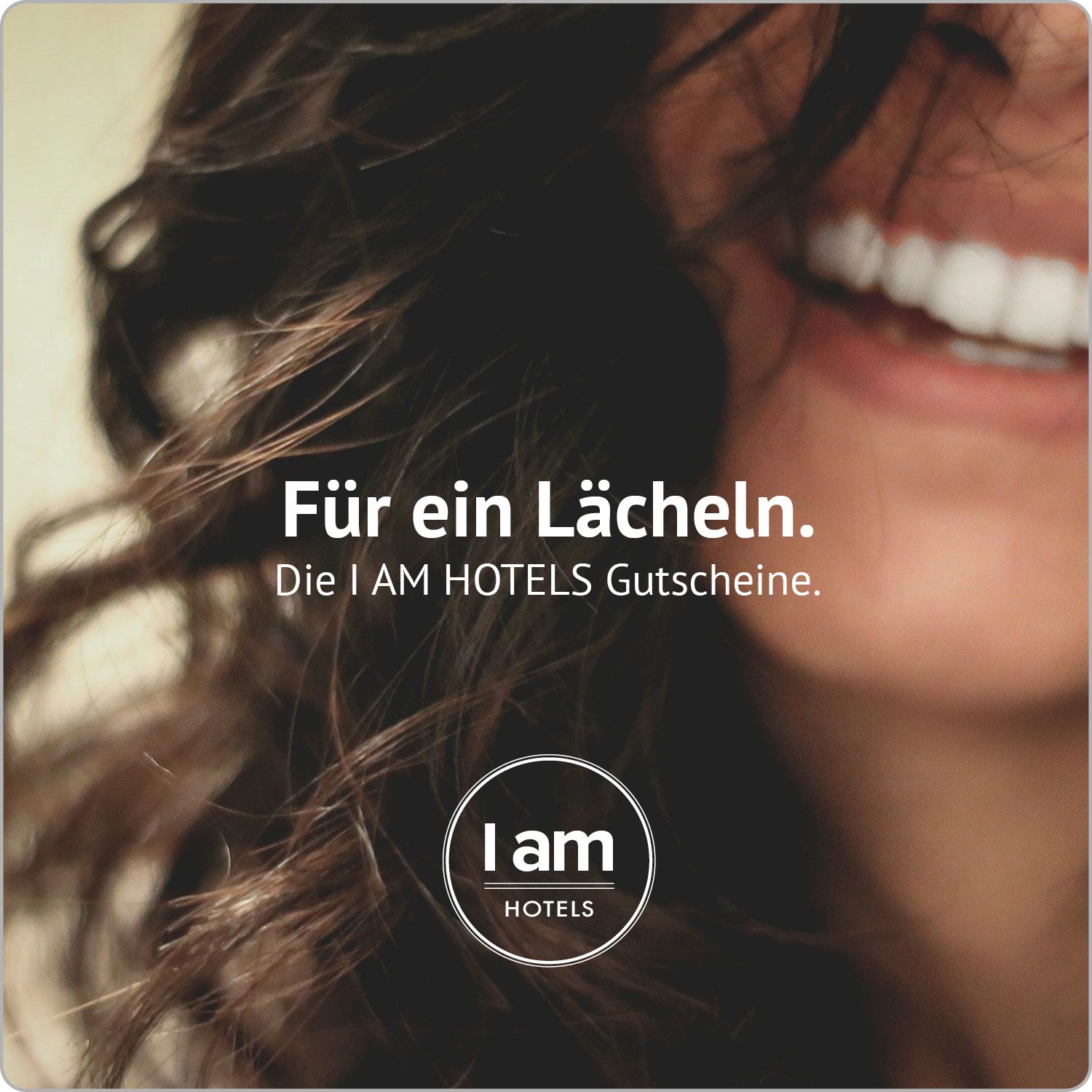 Werbebild für die Gutscheinwelt von I AM HOTELS