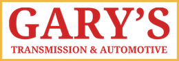 Gary 's transmission and automotive logo on a white background