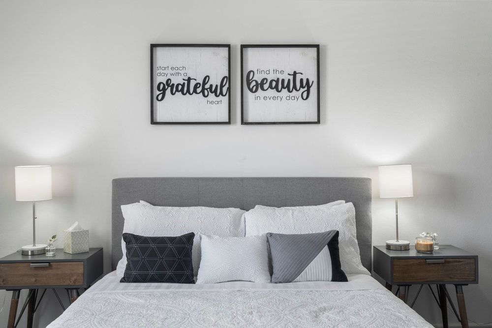 High ceilings and large windows in Tulsa living space
