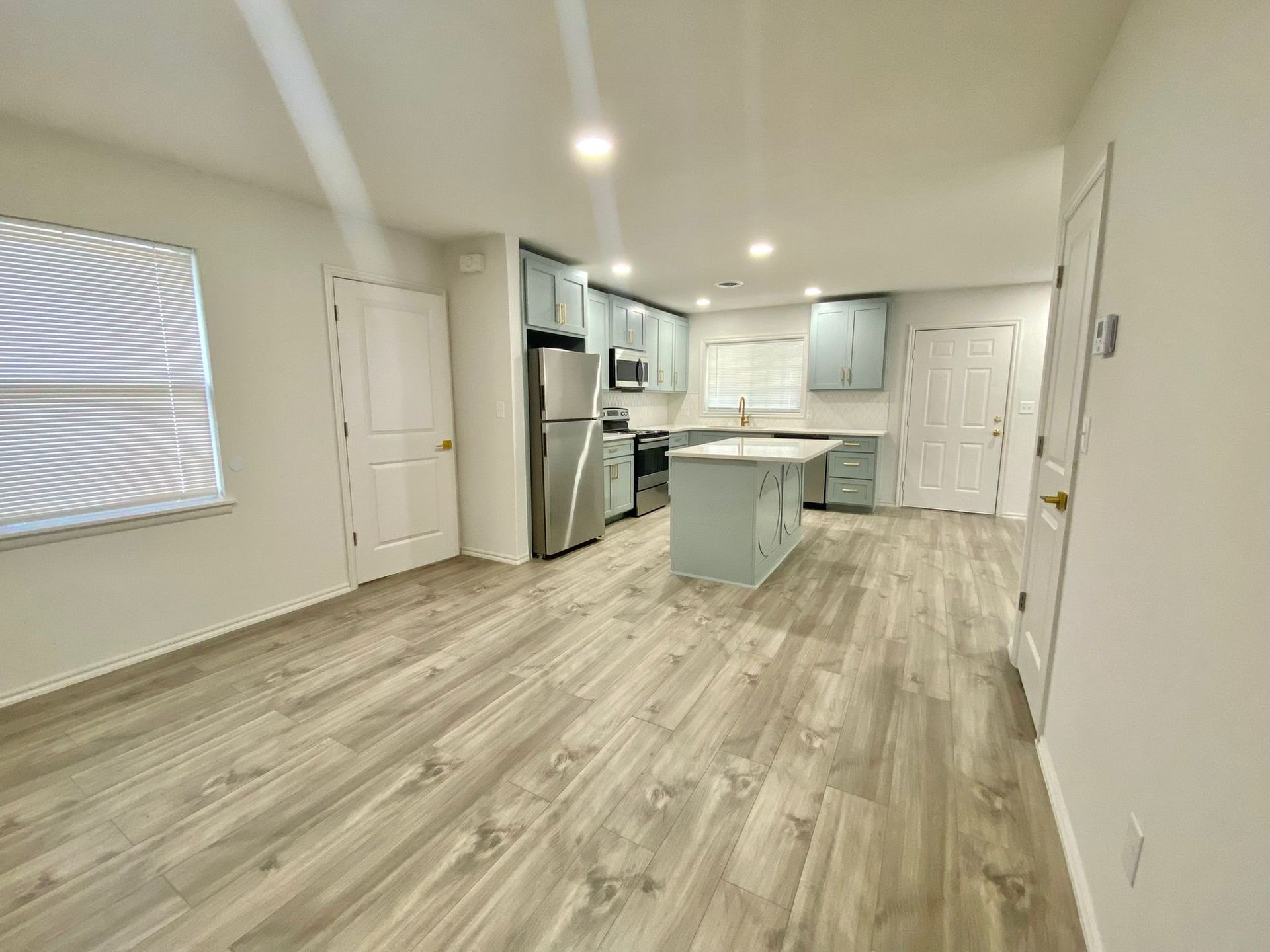 Family gathering in spacious Tulsa apartment