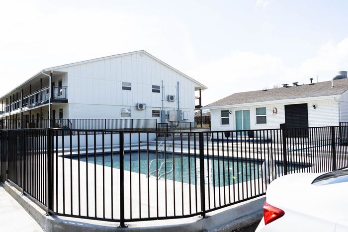 Gated pool area