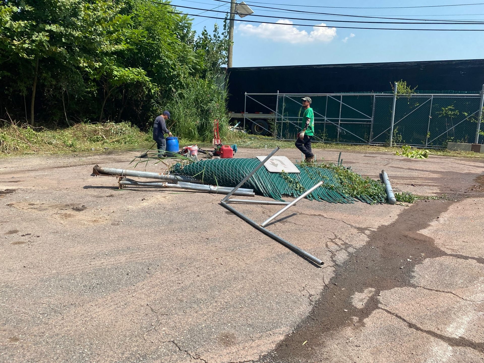 PARKING LOT CLEANOUT