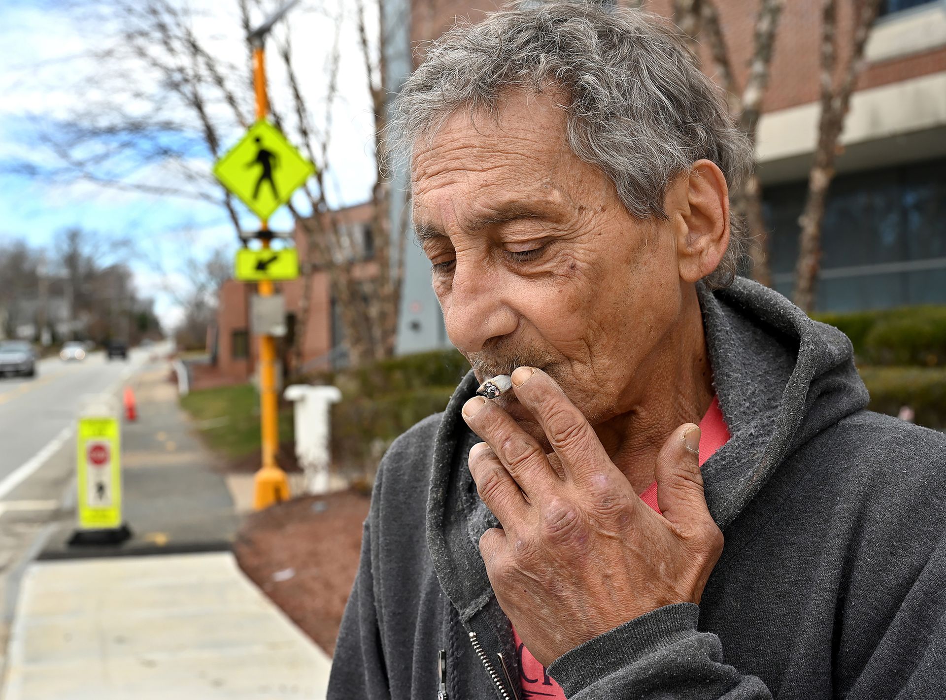 Consoletti disappeared from the downtown Milford area over the winter months but re-emerged after a stay at Milford Regional Hospital. He was admitted with a foot infection but then requested a discharge, March 25, 2022.
