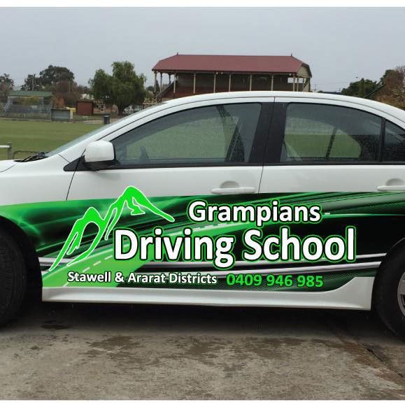 Car used at the driving school