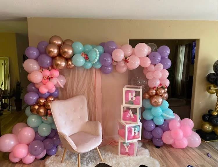 Balloons Decoration for Baby Shower