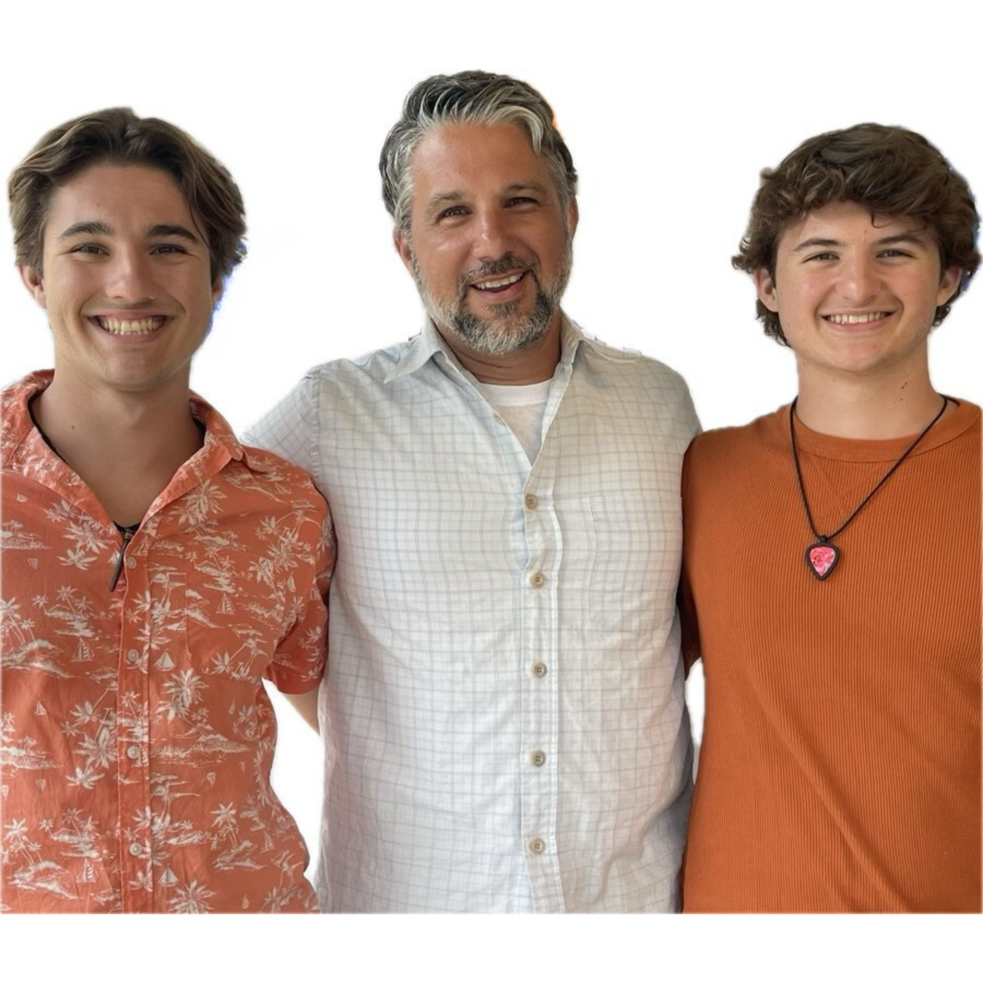 David Savo of Kingdom Fence Company with his two sons, part of the quality fencing team.