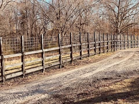 Livestock fence installed by Kingdom Fence Company, designed for secure and effective animal containment.