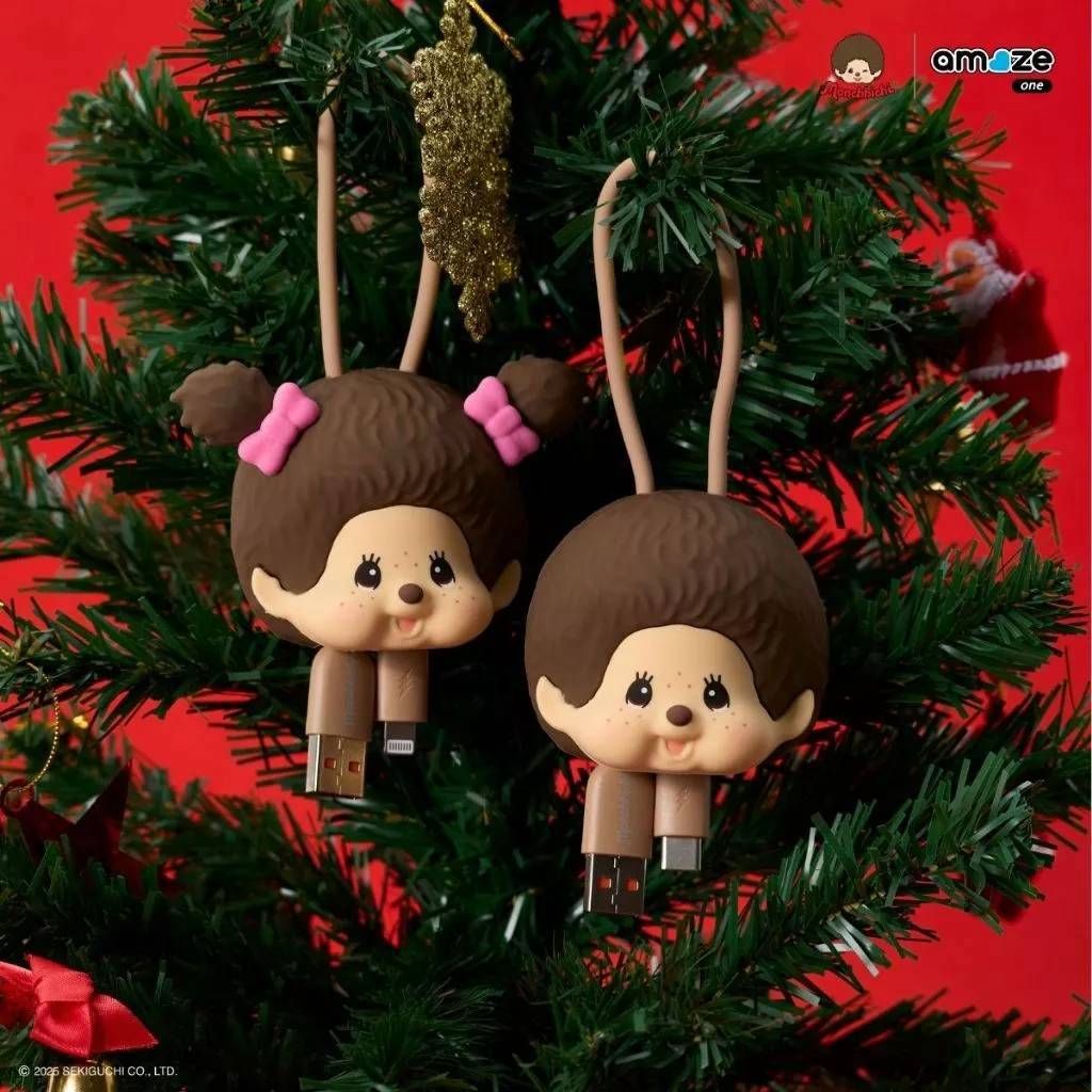 Monchhichi 萌趣充電線|男女兩款療癒登場